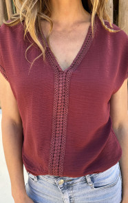 Lulu-Lace-V-Hals-Top-Dust-Roze-3
