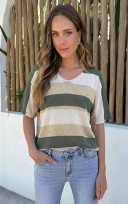 Lurex-Top-Met-Banen-Army-Goud-66-3