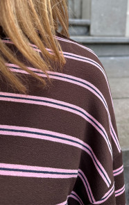 Oversized-Strepen-Top-Katoen-Tricolore-Choco-Pink-2
