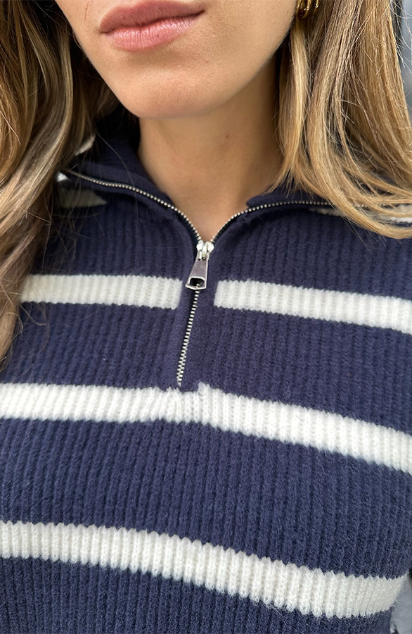 Strepen-Knit-Met-Rits-Marine-White-1