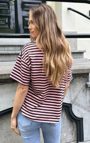 Strepen-T-Shirt-Katoen-Choco-Roze-1