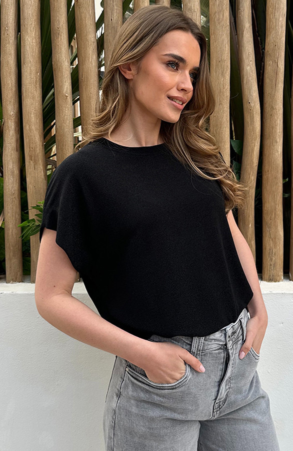 Top-Met-Lurex-Oversized-Zwart-5