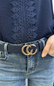 Fashion-Riem-Navy-Goud-1