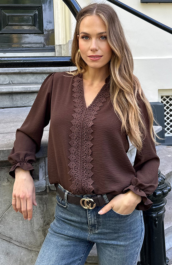 Kanten-Boho-Blouse-Choco-1