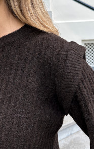 Knitted-Shoulder-Detail-Trui-Choco-1