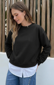 Sweater-Blouse-Combo-Zwart