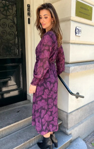 Maxi-V-hals-Jurk-Print-Paars-66-2
