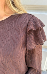 Noa-Ruffle-Blouse-Choco-2