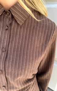 Pinstripe-Knopen-Blouse-Bruin-66-3