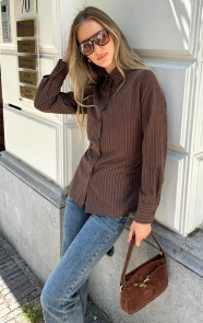 Pinstripe-Knopen-Blouse-Bruin-66-5