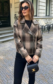 Plaid-Zip-Jacket-Brown-Beige-2