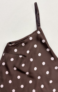 Silk-Touch-Spaghetti-Top-Dots-Brown-Pink-1