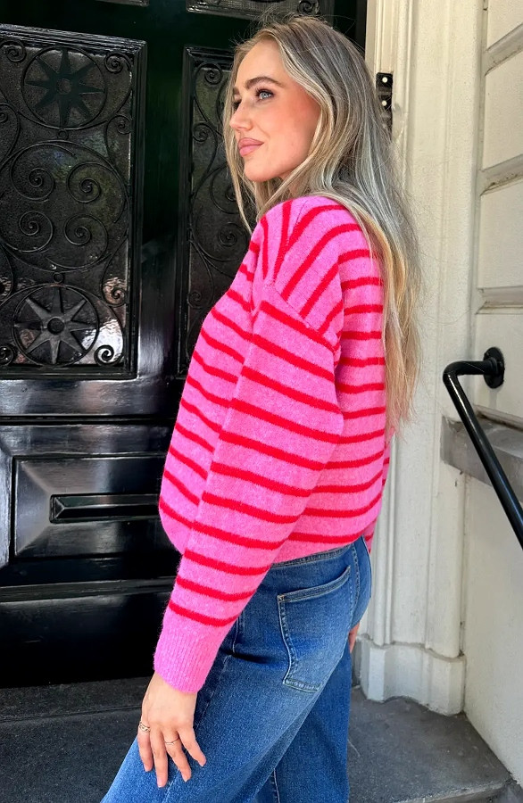 Striped-Soft-Sweater-Red-Fuchsia-6-2