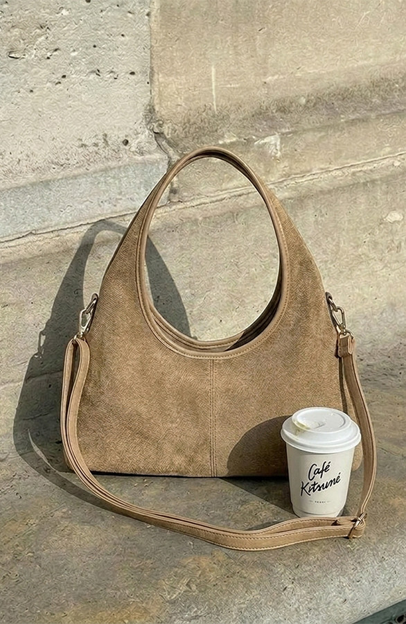 Suedine-Bag-Hobo-Look-Dark-Beige-3