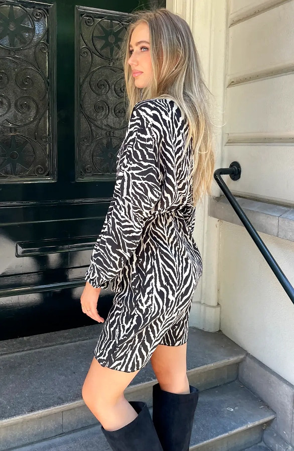 Wrap-Jurk-Zebra-Longsleeve-Beige-6-2