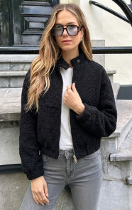 Boucle-Bomber-Coat-Met-Rits-Zwart-55-4