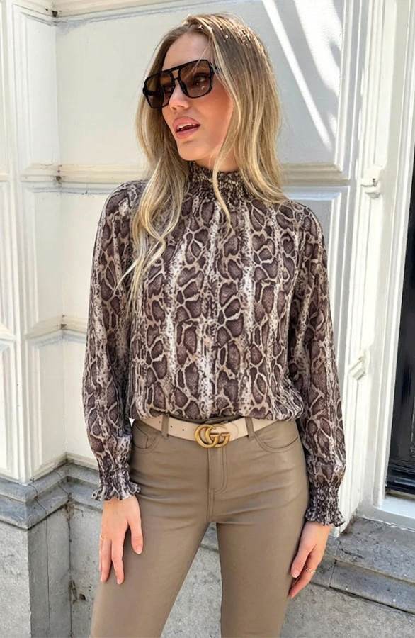 Col-Blouse-Snake-Print-Beige-58-3