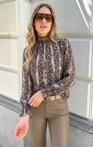 Col-Blouse-Snake-Print-Beige-58-4