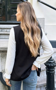 Elegant-Blazer-Gilet-Zwart-3