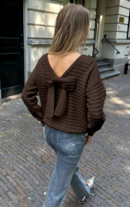 Limited-Sweater-Back-Bow-Choco-3