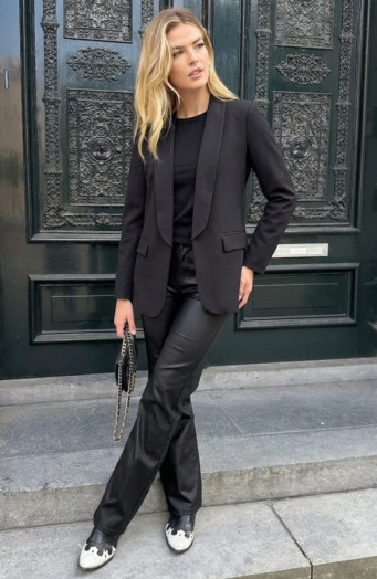 Limitierter Blazer Langarm Schwarz