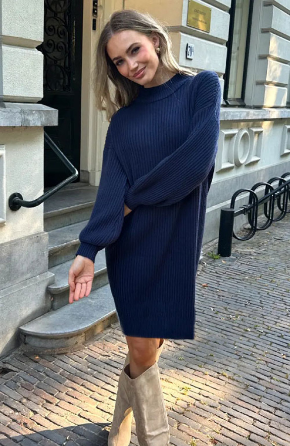 Oversized-Knitted-Sweater-Dress-Navy-58-1