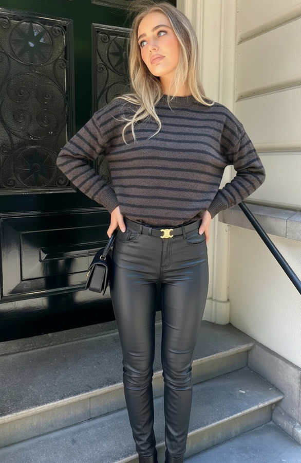 Striped-Soft-Sweater-Choco-Black-2