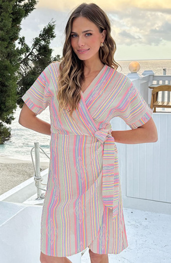 Wrap-Jurk-Gestreepte-Print-Neon-66-3