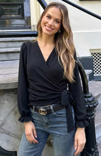 Wrap-Longsleeve-Blouse-Zwart-58-1