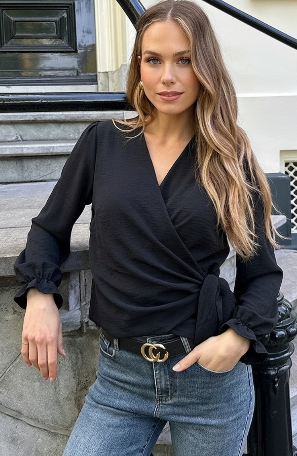 Wrap-Longsleeve-Blouse-Zwart-58-2