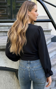 Wrap-Longsleeve-Blouse-Zwart-58-5