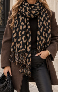 Leopard-Sjaal-Viscose-Black-Camel-369-2